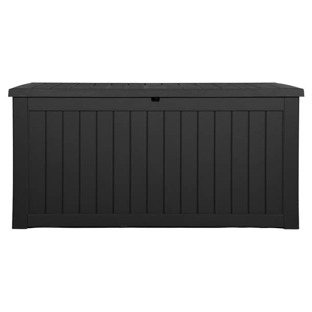 Edrosie Inc 160 Gallons Gallon Water Resistant Resin Lockable Deck Box